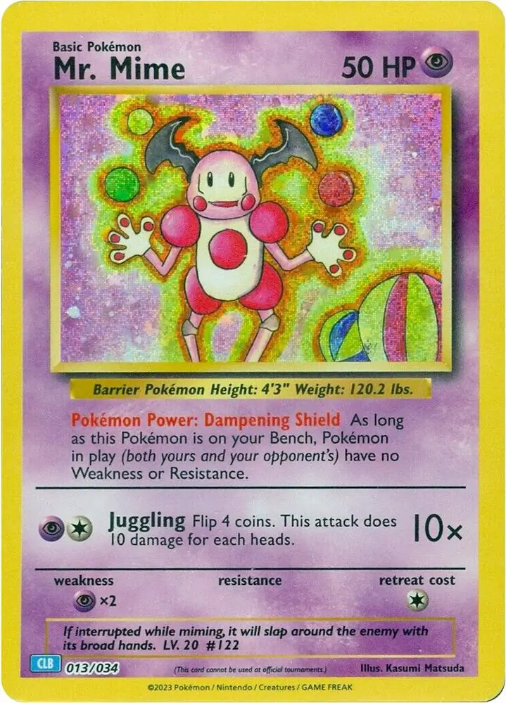 PokeDATA - Check current Pokemon card values for Mr. Mime 013!